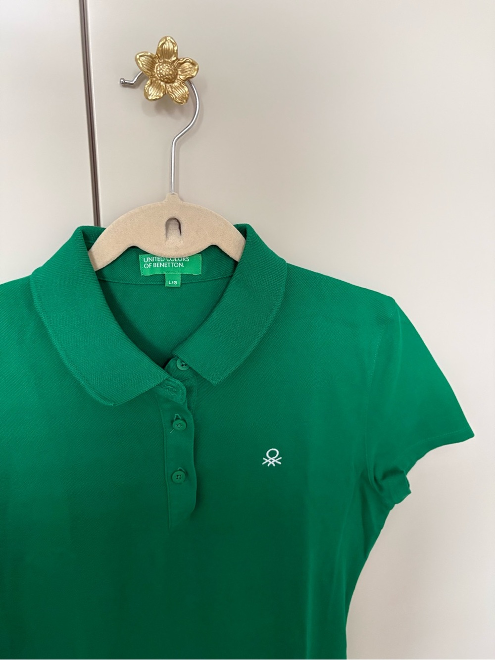 United Colors Of Benetton Green Polo Dress